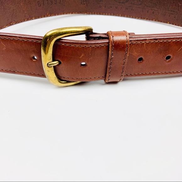 Fossil | Leather Equestrian Style Belt - Picture 3 of 7